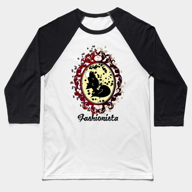Fashionista Baseball T-Shirt by remarcable